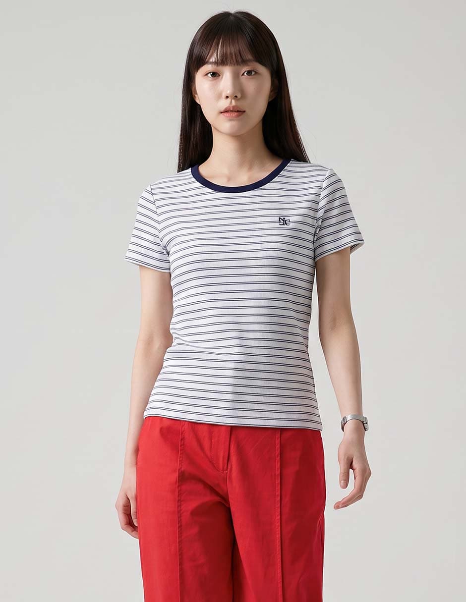 Playera manga corta Aéropostale cuello redondo para mujer