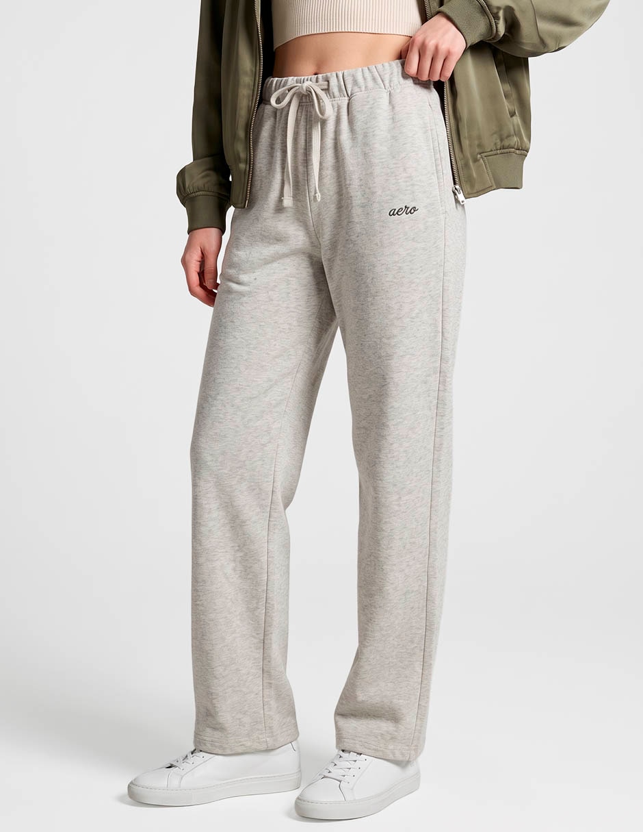 Pants straight Aéropostale con jareta para mujer