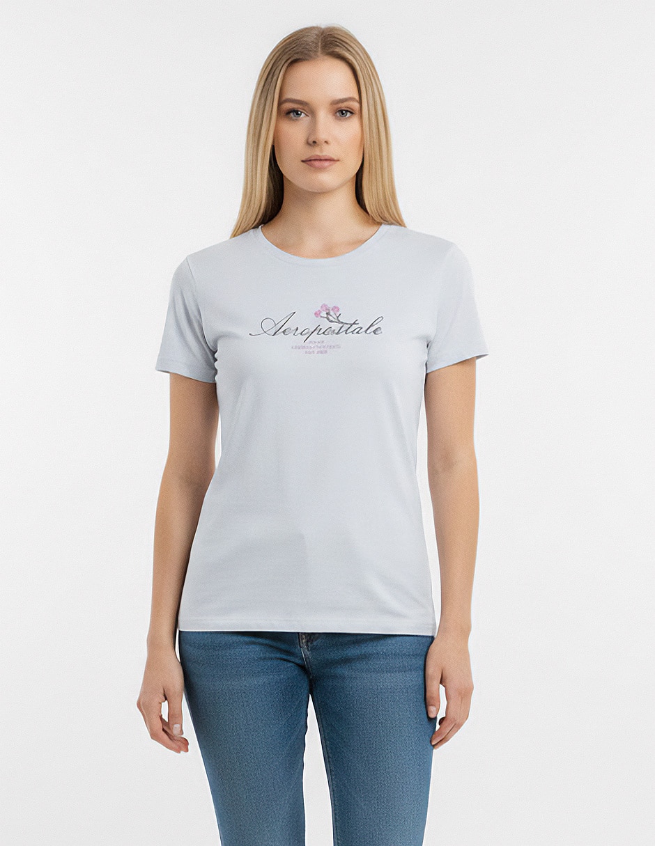 Playera aéropostale manga corta para hombre