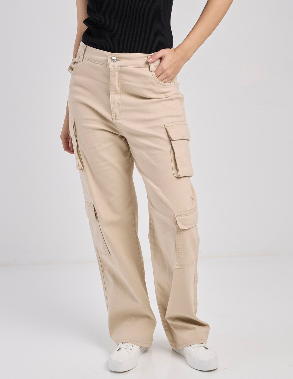Pantalón cargo Biography straight para mujer