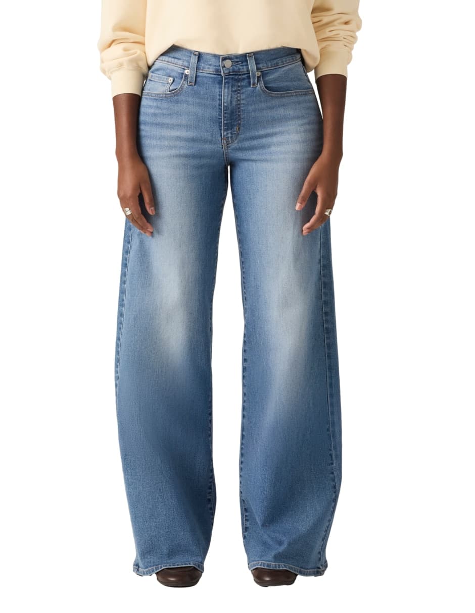 Jeans wide leg a la cintura Levi's 728 para mujer