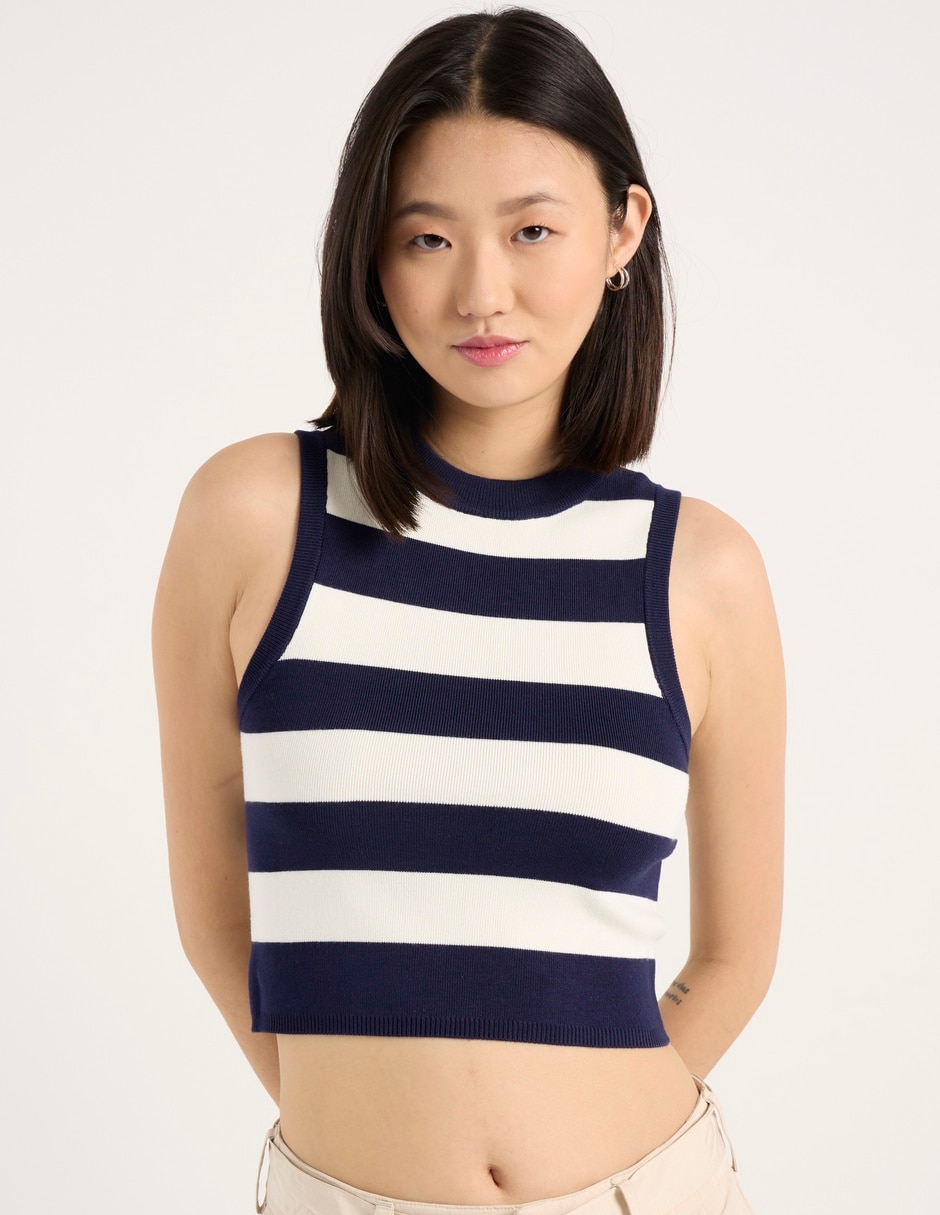 Top That's It cuello redondo escote regular
