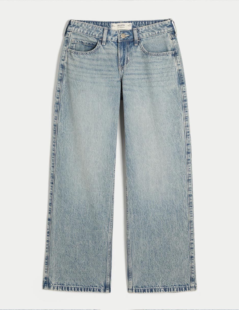 Jeans Baggy Hollister para mujer