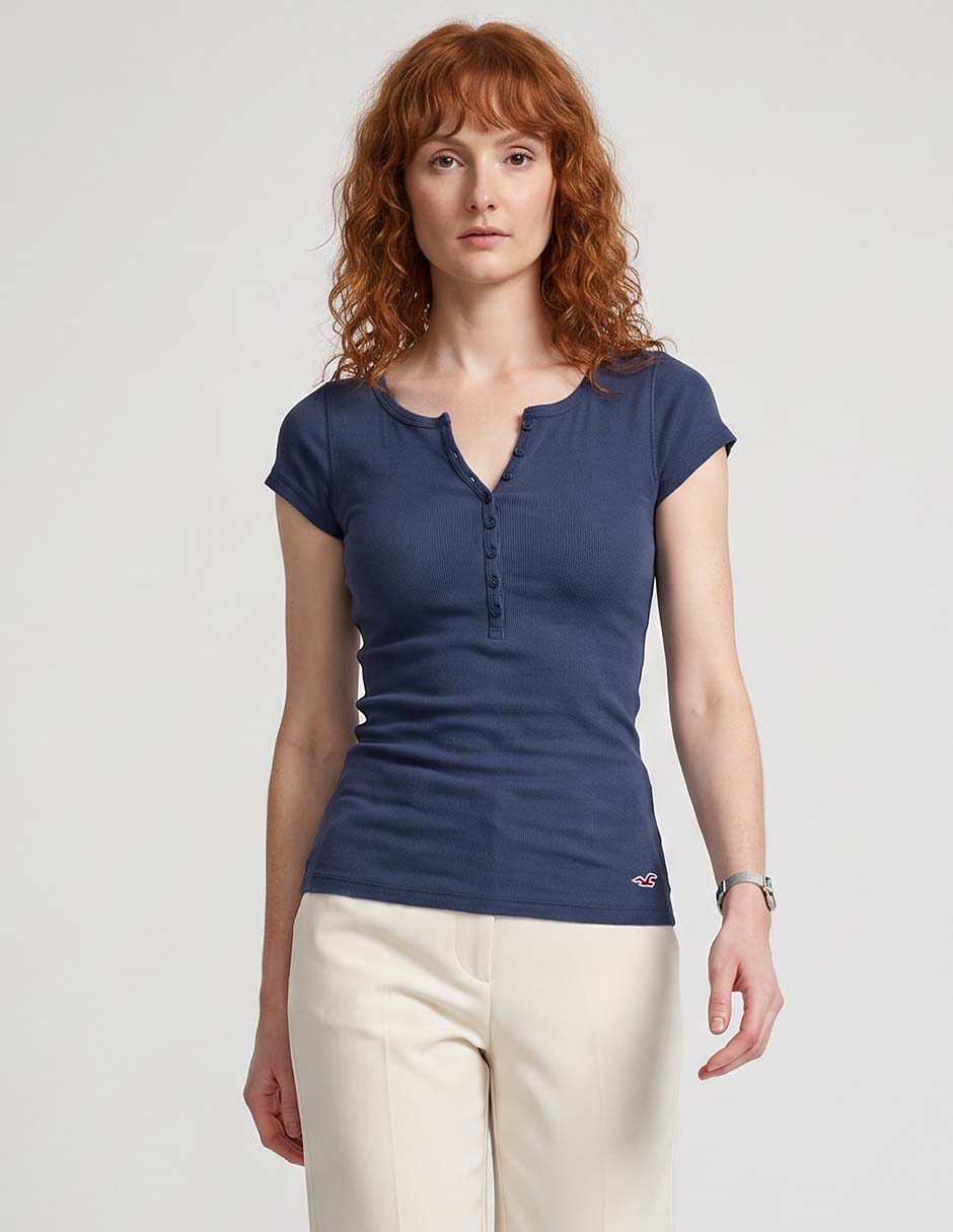 PLAYERA HOLLISTER KI339 6239, S, AZUL