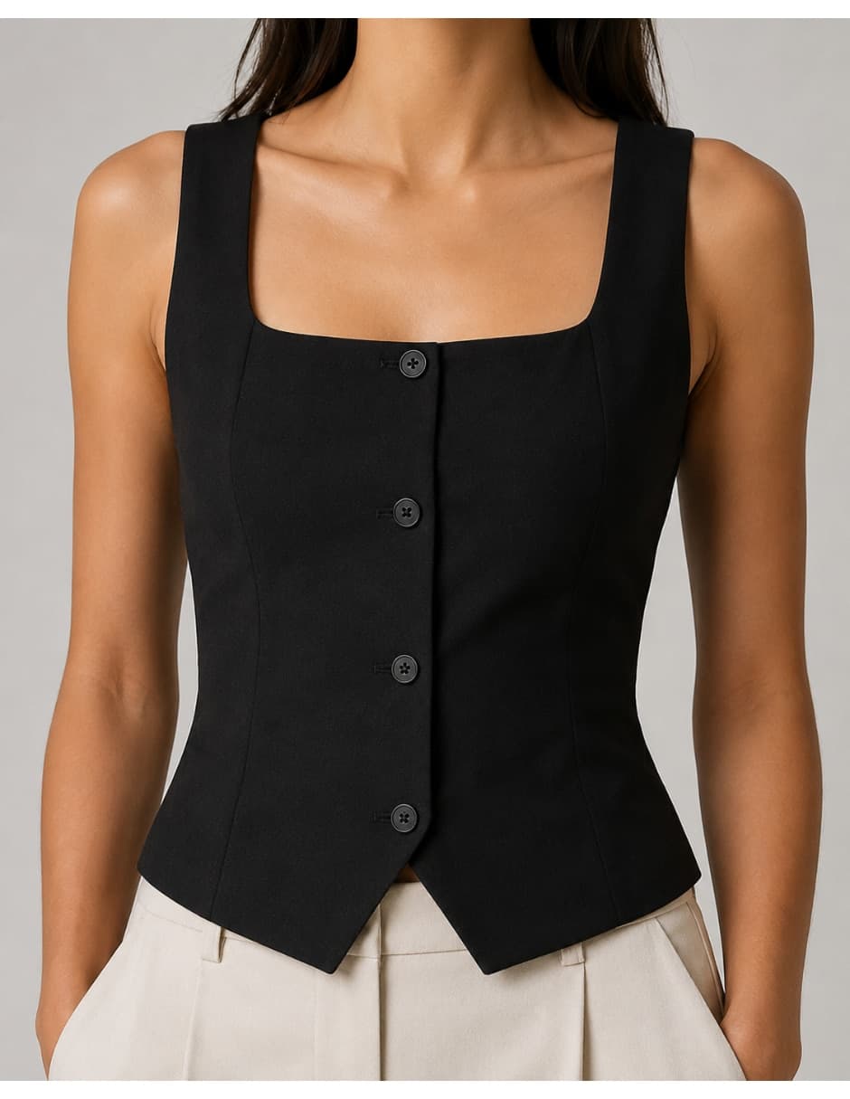 Chaleco PIECES para mujer