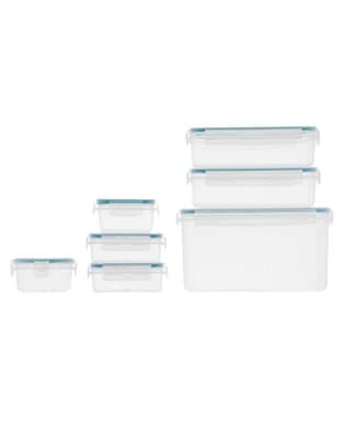 Set contenedores Heuman Brand de plástico 7 piezas