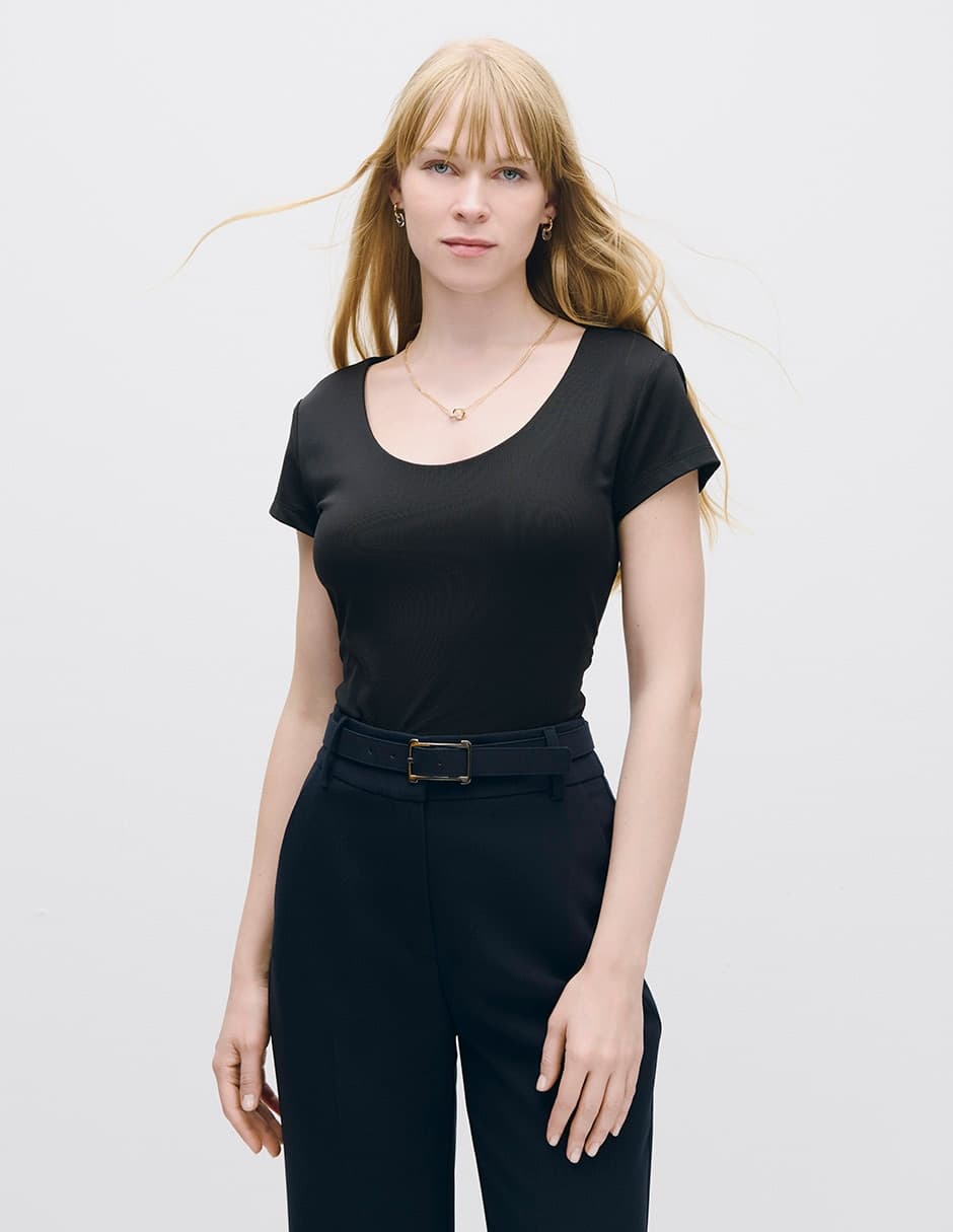Blusa manga corta julio para mujer