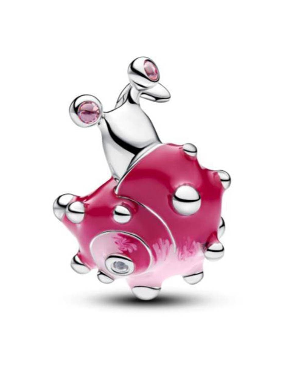 Charm de caracol Pandora Moments de plata P 925 zirconia cúbica