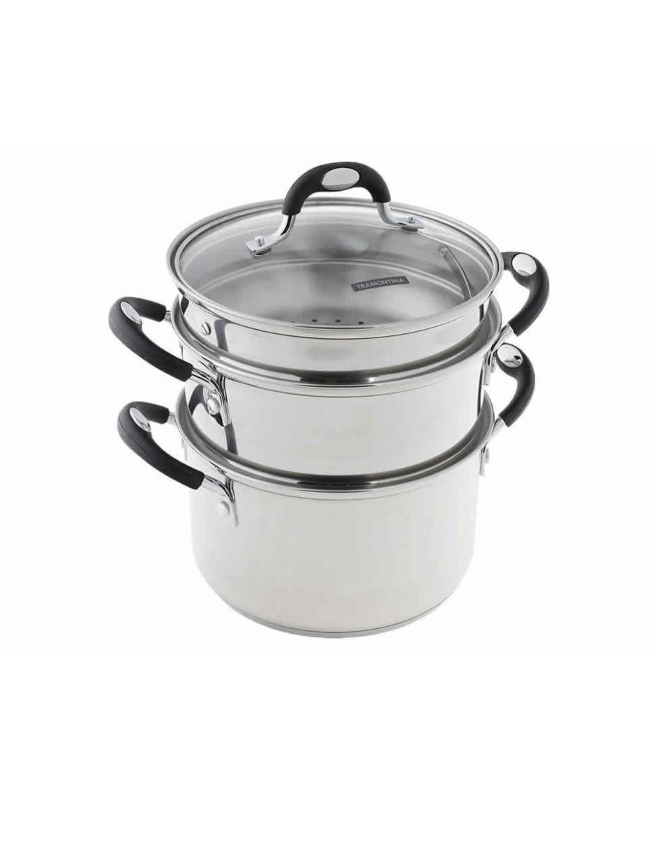Vaporera Convencional Tramontina 	Duo Silicone 65500108