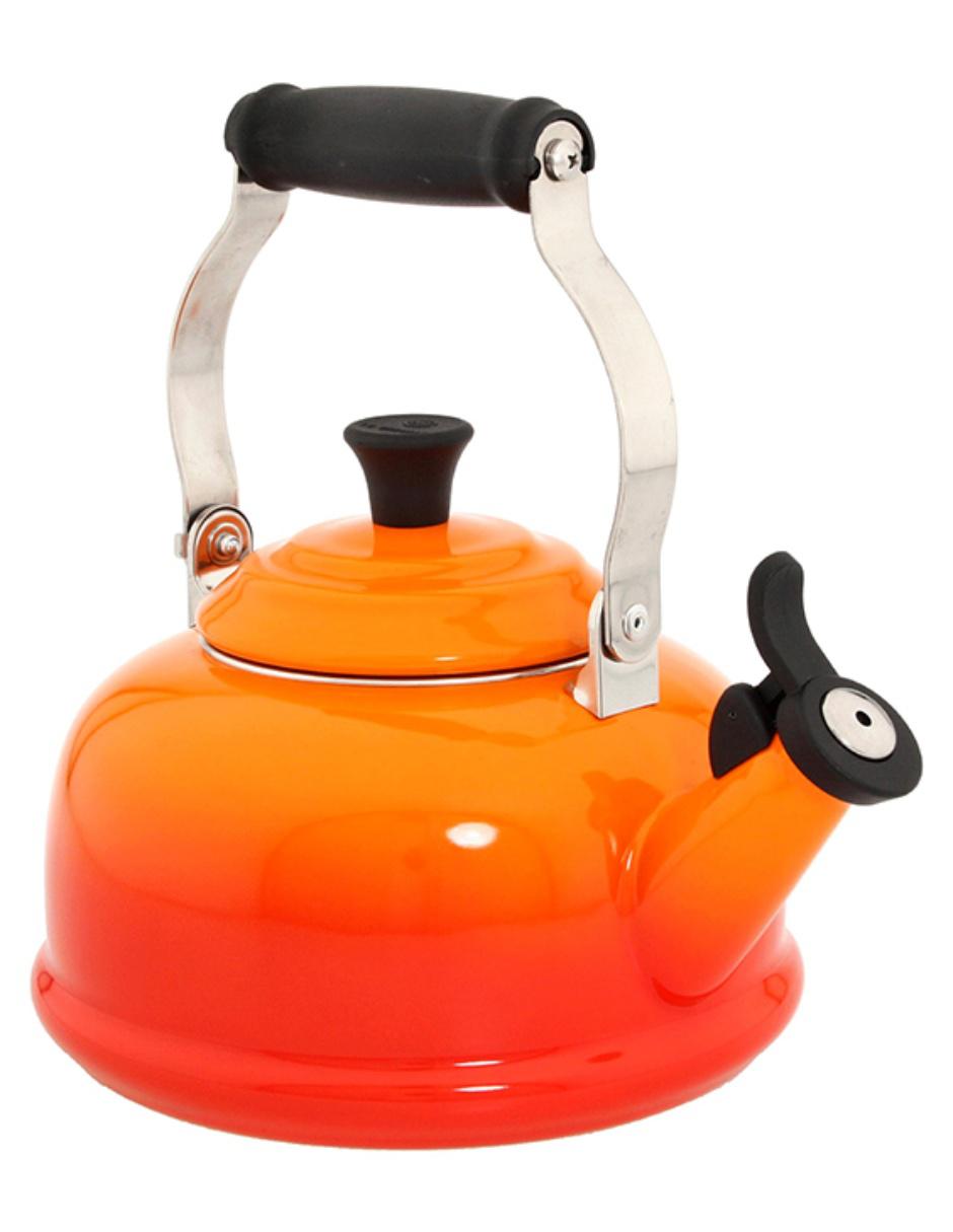 Tetera Le Creuset acero Flame 1.7 Litros naranja