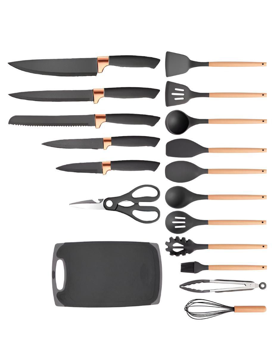 Set de cuchillos utilitario Xtellar  19 piezas