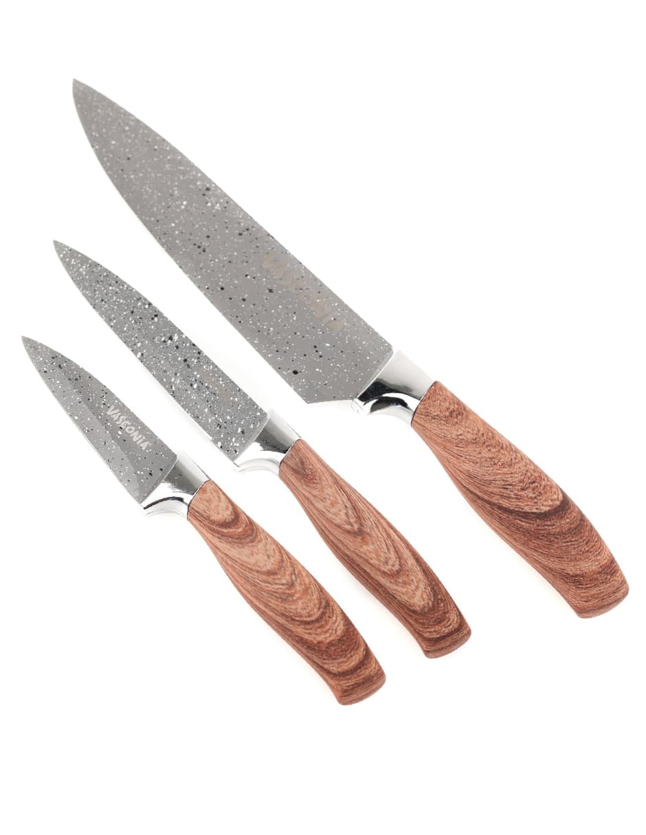 Set de cuchillos multiusos Vasconia Prime 3 piezas