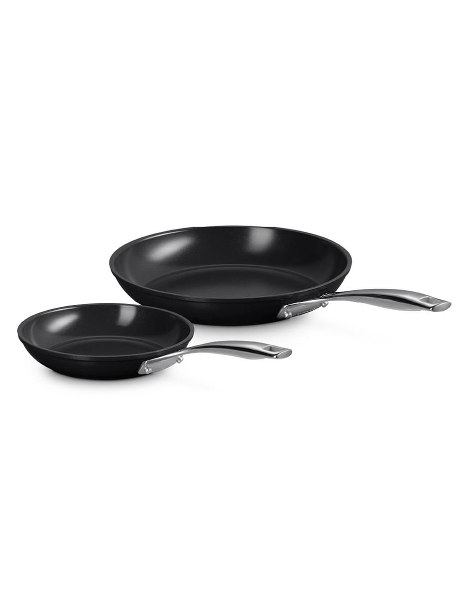 Set de sartenes le creuset ceramics de acero inoxidable 2 piezas