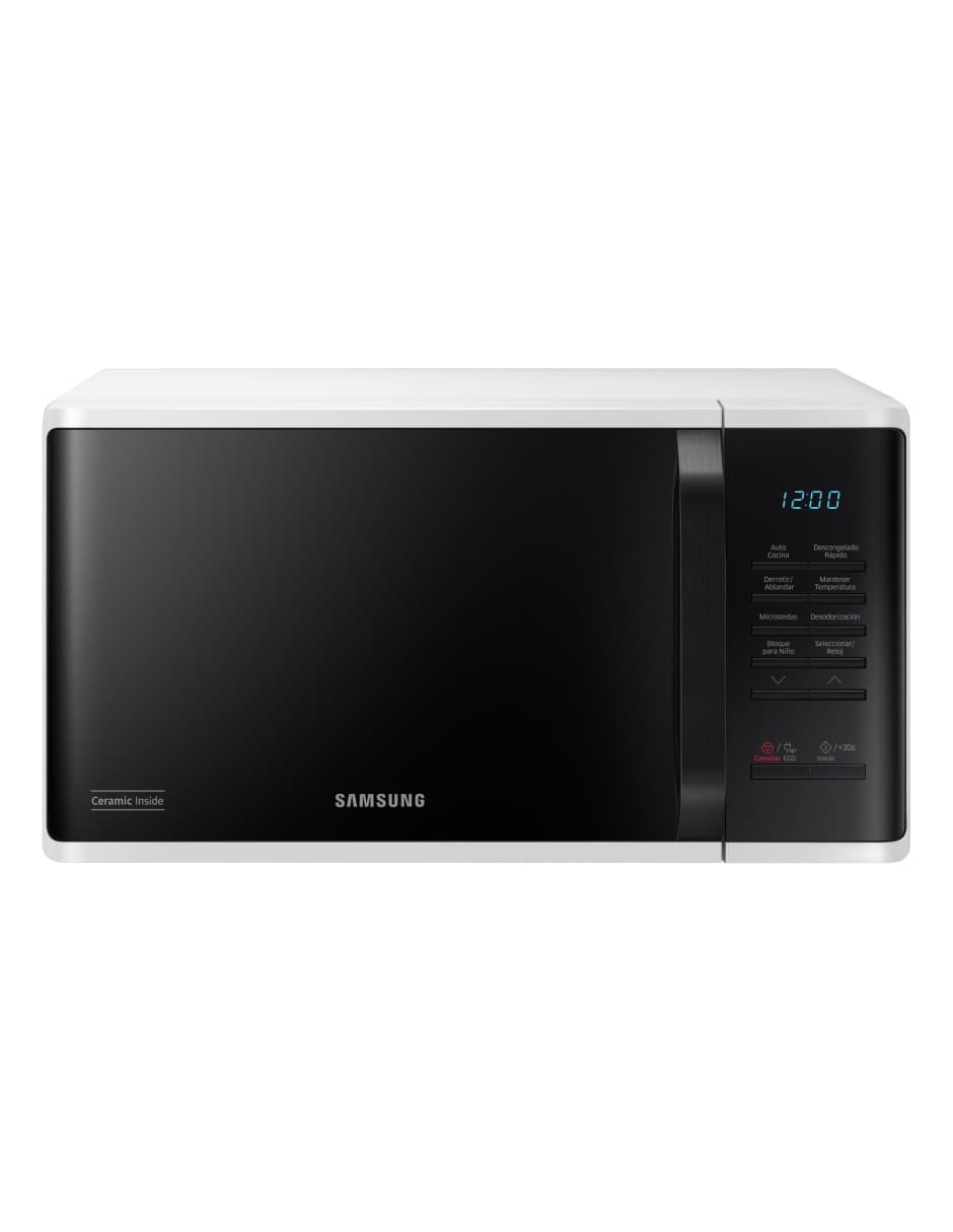 Horno de microondas convencional Samsung modelo MS23K3513AW/AX de 0.8 pies cúbicos