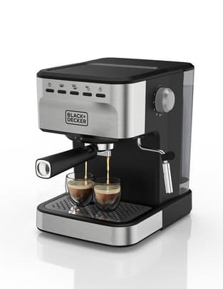 Cafetera espresso Black + Decker espresso maker em0312