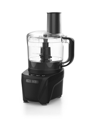Procesador de alimentos de 8 tazas silencioso Black + Decker cuchillas de acero inoxidable