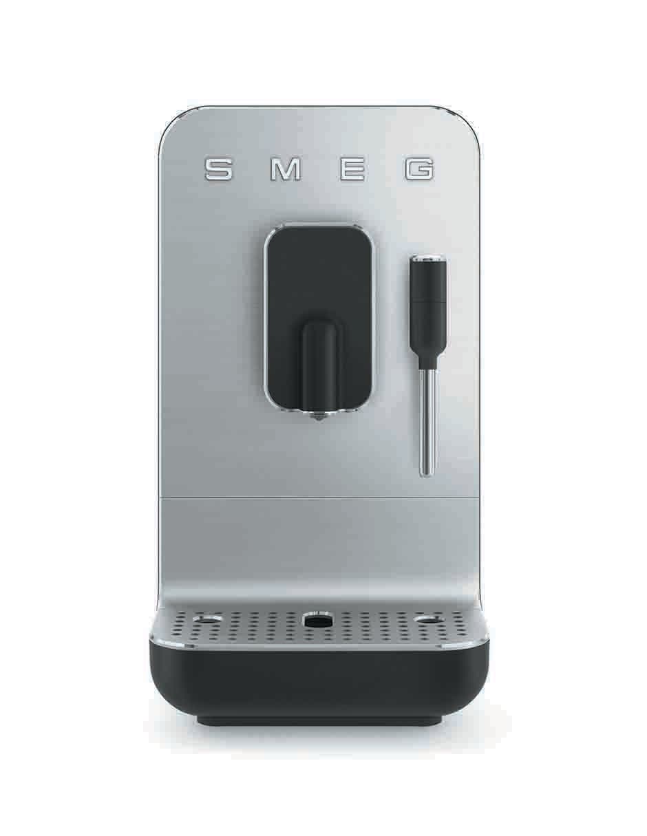 Cafetera con molino Smeg Collezione BCC12BLMUS