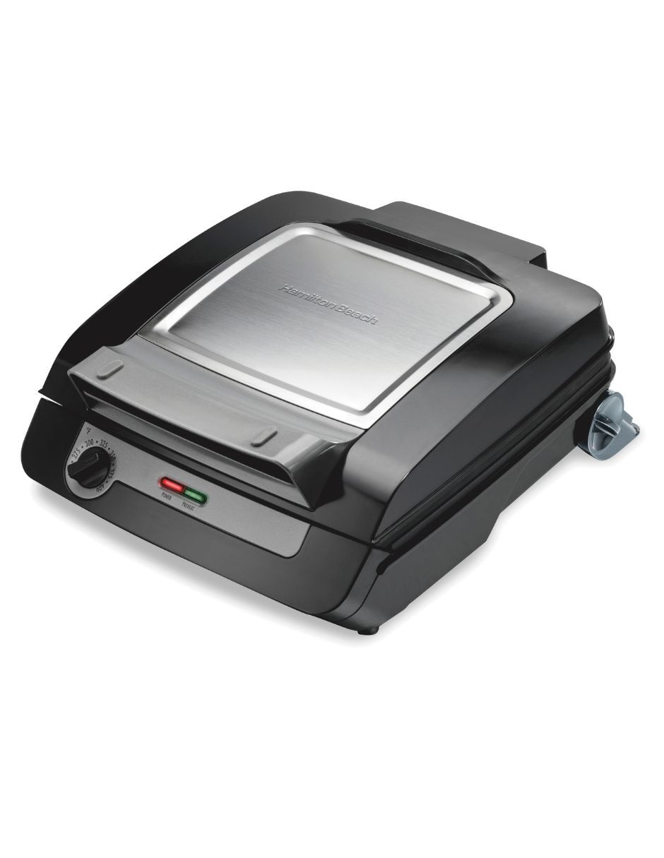Parrilla eléctrica hamilton beach multigrill plus 25601mn de antiadherente