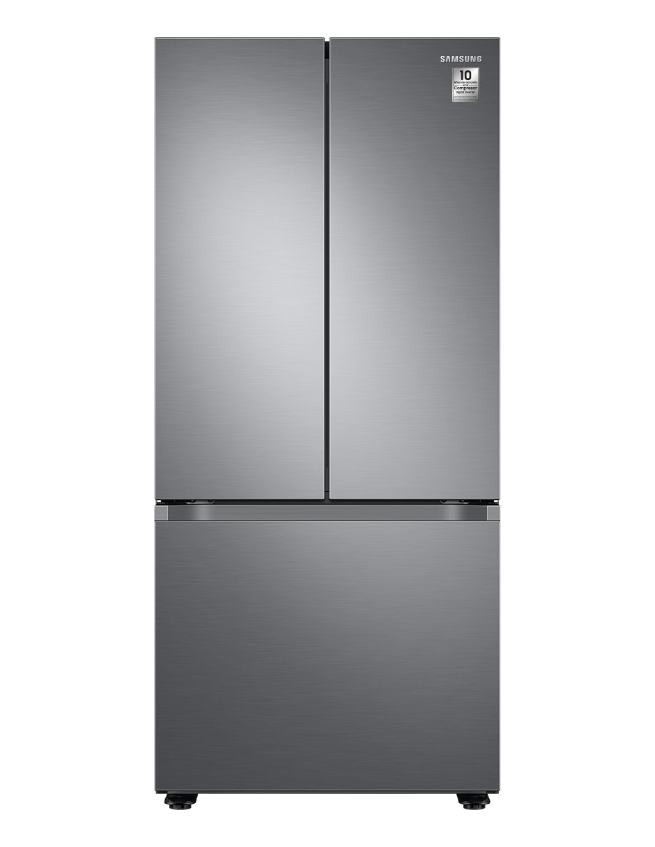 Refrigerador French door Samsung 22 pies cúbicos inverter y no frost y fábrica de hielo RF22A4110S9/EM