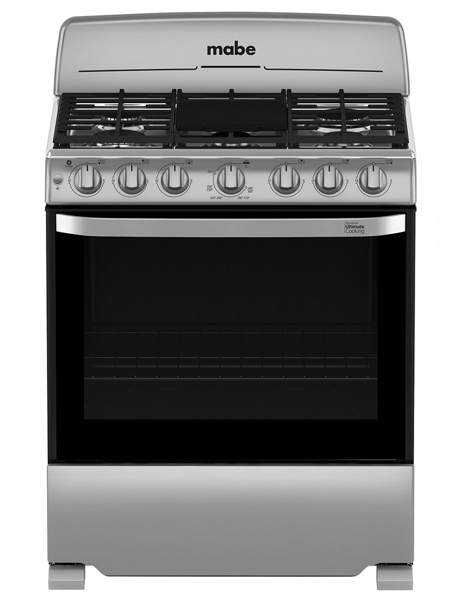 Estufa de piso a gas LP Mabe 76.60 cm EM7654BFIS3 6 quemadores