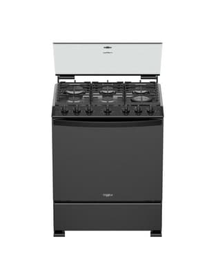 Estufa de piso a gas lp Whirlpool 76.2 cm WFR7000B de 6 quemadores