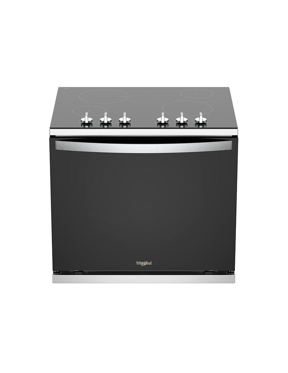 Estufa empotrable electrónica whirlpool 78.9 cm wbre1300d de 4 quemadores