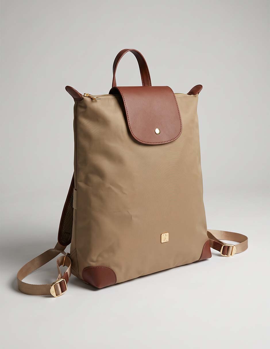 MOCHILA PERFECT CHOICE, BEIGE
