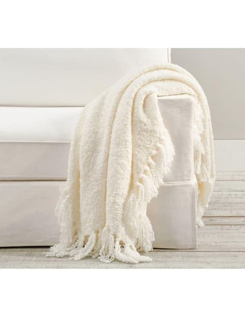 FRAZADA PB DREAMY, 55 X 55 CM, BLANCO