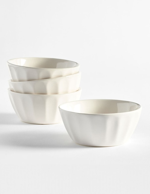 Set bowl Pottery Barn 4 piezas de cerámica