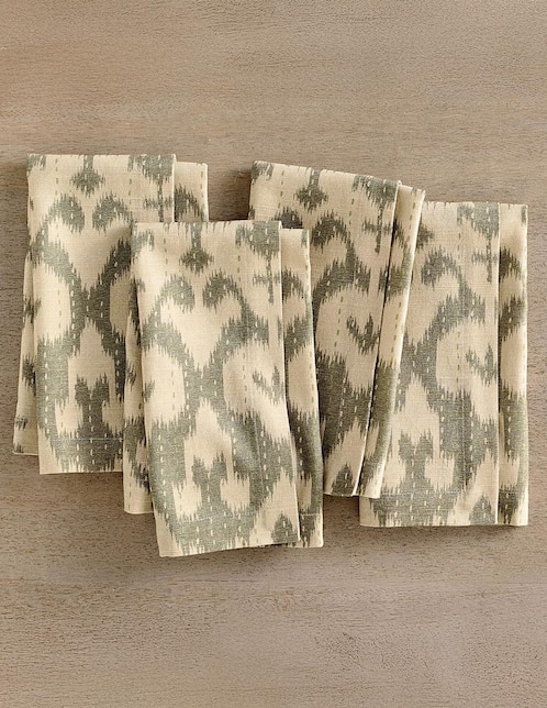 Set servilleta Kantha de algodón 4 piezas