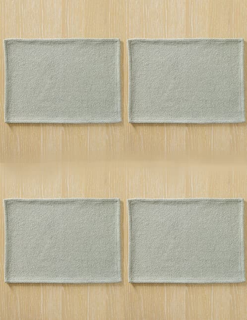 SET DE MANTELES CANVAS CELADO, , VERDE