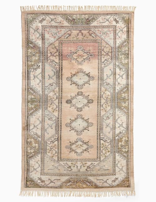 TAPETE REVEIBLE PEIAN 5X8 BEIGE