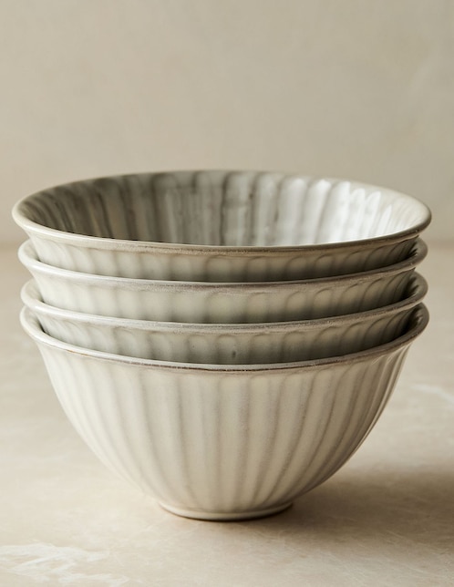 Set bowl West Elm Hana 4 piezas de cerámica