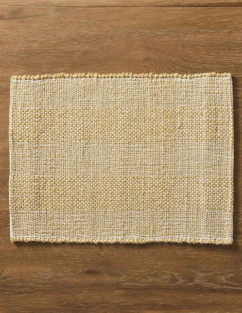 S/4 MANTEL CHUNKY TEXTURED ESTÁNDAR CAFÉ