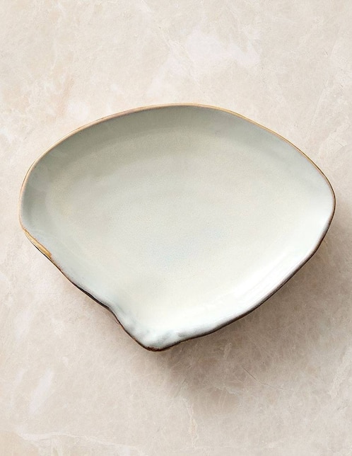 Plato Sea Shell de cerámica