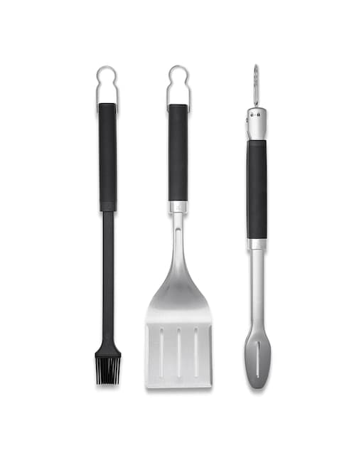 Set utensilios para asar Weber de acero inoxidable