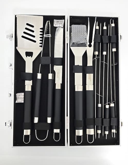 Set de utensilios para asar Humand Brand de acero inoxidable