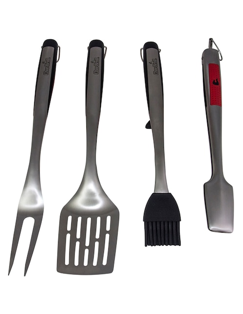 Set utensilios para asar Charbroil de acero inoxidable