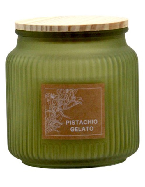 Vela con tapa Haus aroma Pistacho Gelato