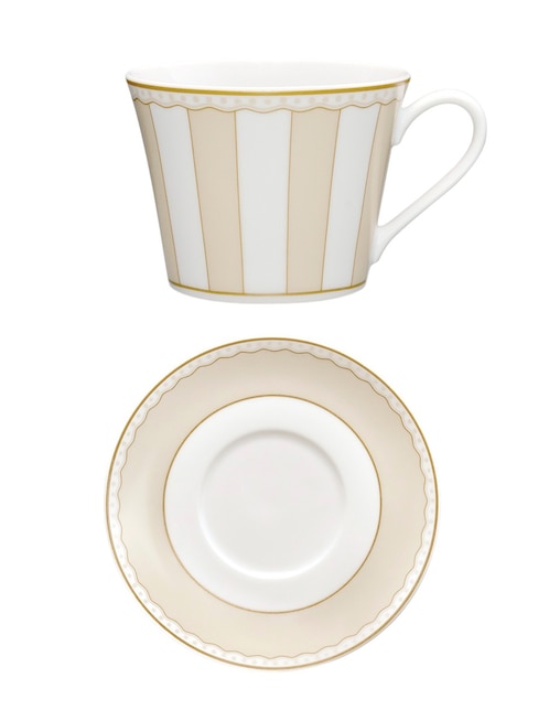 Terno Noritake Carnivale Champagne 2 piezas