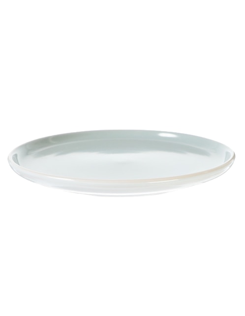 PLATO POSTRE REDONDO BORD, 20 CM, GRIS