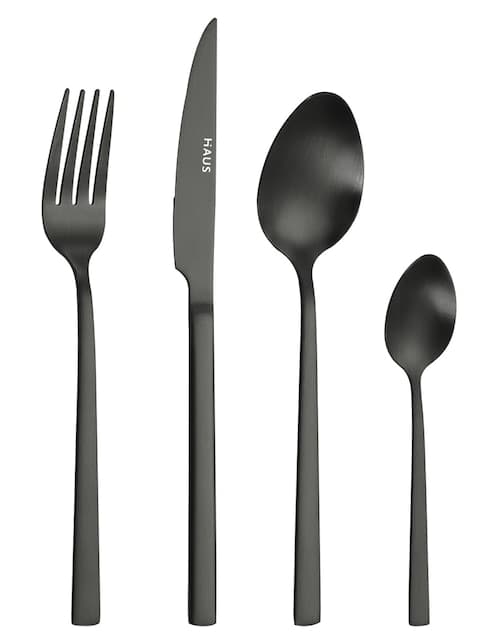 Set cubiertos Glow de acero inoxidable 24 piezas