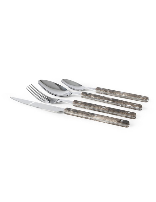 Set cubiertos Haus Bily de acero inoxidable 16 piezas