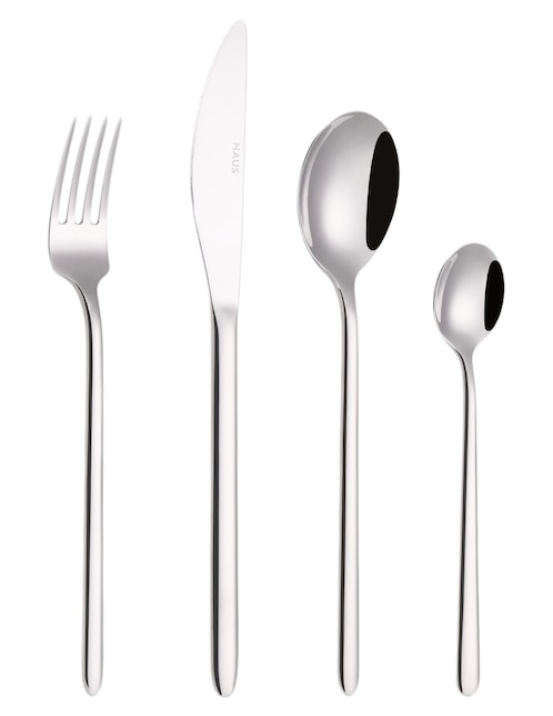 Set cubiertos Haus de acero inoxidable 16 piezas
