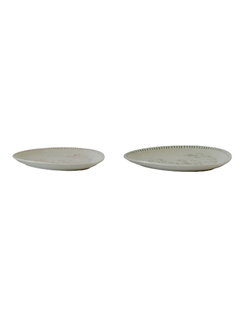 Set platos Bluebell & Co. Pascua de cerámica 2 piezas