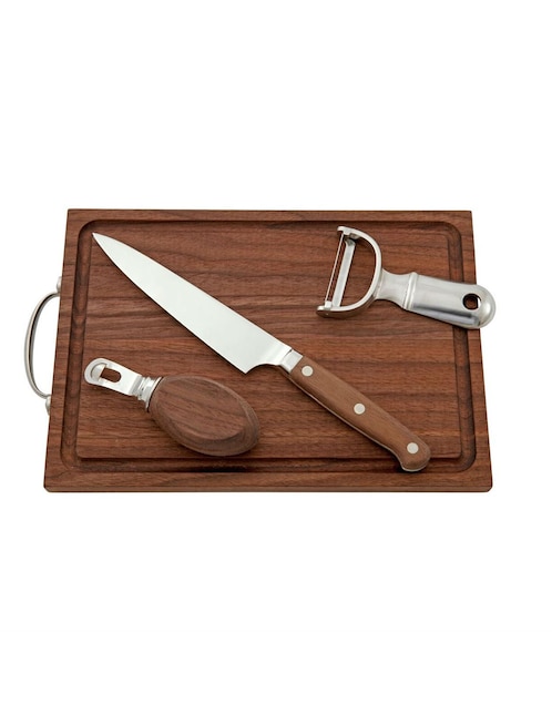 Set bar Fortessa de metal y madera