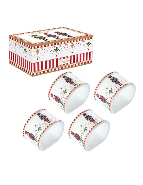 Set aro servilleta navideño N Narrative Classic Nutcracker