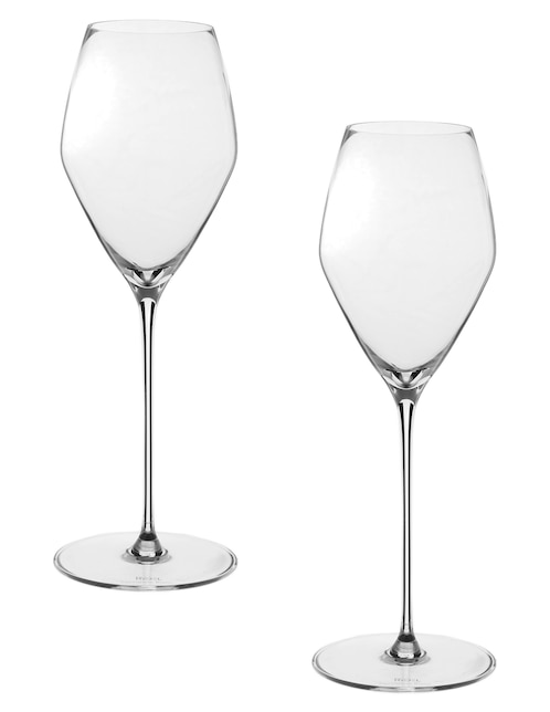 Set de copas para vino blanco Riedel Veloce de cristal 2 piezas