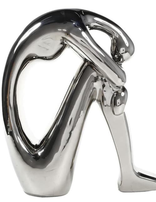 Figura decorativa Crown Baccara de cerámica