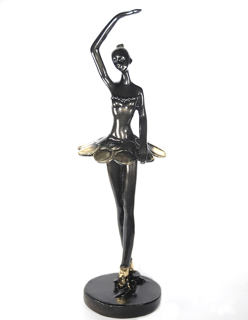 Figura decorativa de bailarina Imperio Artesanal de metal